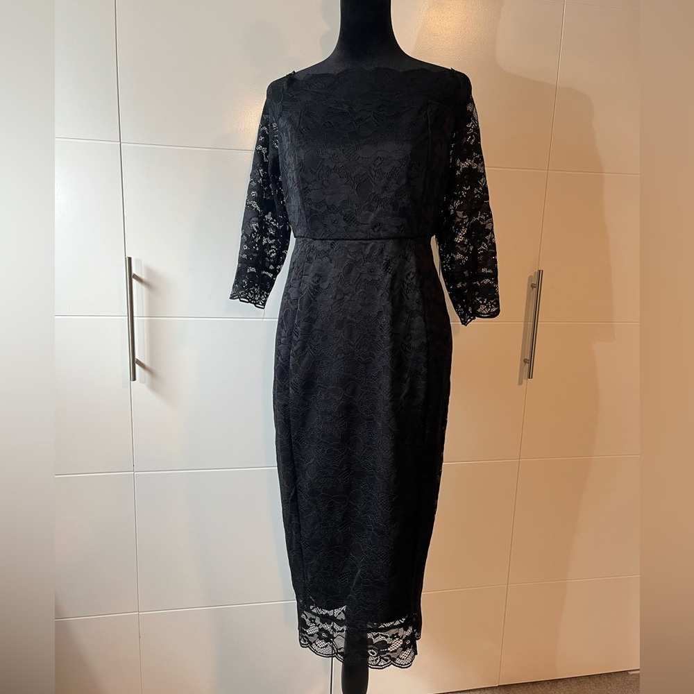 NWT Torrid Black Lace Dress Size 14 - Picture 15 of 16